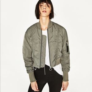 Zara cropped Bomber